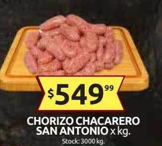 Cordiez Chorizo Chacarero San Antonio oferta