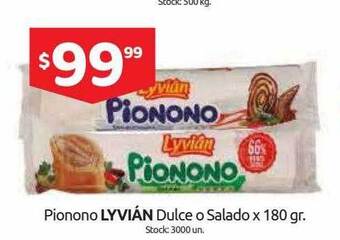 Cordiez Pionono Lyvián Dulce O Salado oferta