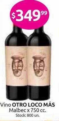 Cordiez Vino Otro Loco Más Malbec oferta