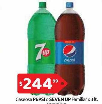Cordiez Gaseosa Pepsi O Seven Up Familiar oferta