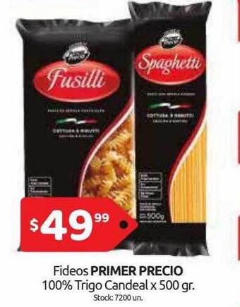 Cordiez Fideos Primer Precio 100% Trigo Candeal oferta