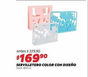 Ferniplast Servilletero Color Con Diseño oferta
