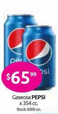 Cordiez Gaseosa Pepsi oferta