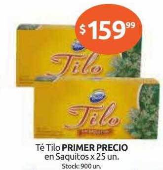 Cordiez Té Tilo Primer Precio En Saquitos oferta