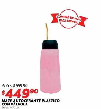 Ferniplast Mate Autocebante Plástico Con Válvula oferta
