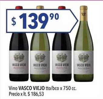 Hergo Vino Vasco Viejo Tto Bco oferta