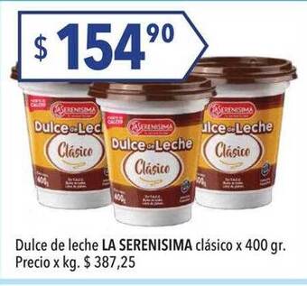 Hergo Dulce De Leche La Serenisima Clásico oferta