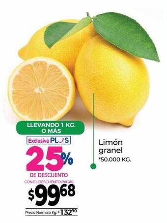 La Anonima Limón Granel oferta