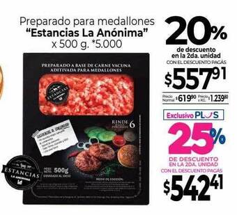 La Anonima Preparado Para Medallones oferta