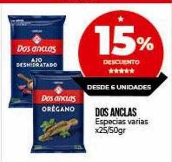 Supermayorista Vital Dos Anclas Especias oferta