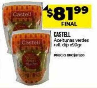 Supermayorista Vital Castell Aceitunas Verdes oferta