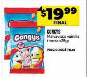 Supermayorista Vital Gongys Malvavisco Vainilla Trenza oferta