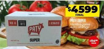 Supermayorista Vital Paty Super Hamburguesa oferta
