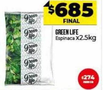 Supermayorista Vital Green Life Espinaca oferta