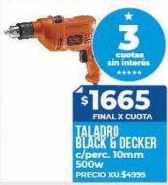 Supermayorista Vital Taladro Black & Decker oferta