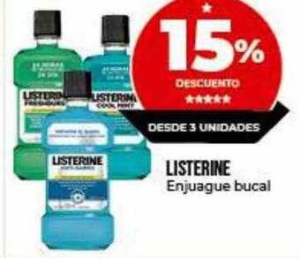 Supermayorista Vital Listerine Enjuague Bucal oferta