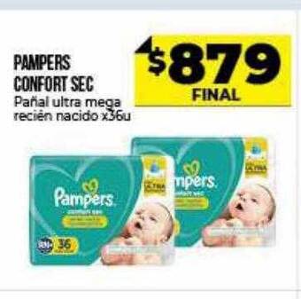 Supermayorista Vital Pampers Confort Sec oferta