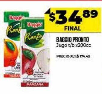 Supermayorista Vital Baggio Pronto Jugo oferta