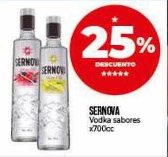 Supermayorista Vital Sernova Vodka Sabores oferta
