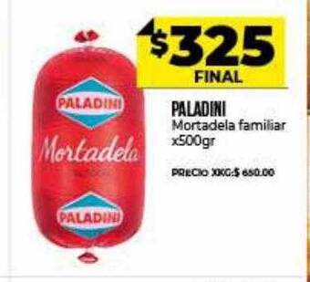 Supermayorista Vital Paladini Mortadela Familiar oferta