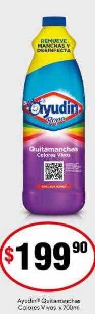 Supermercados Becerra Ayudin Quitamanchas Colores Vivos oferta