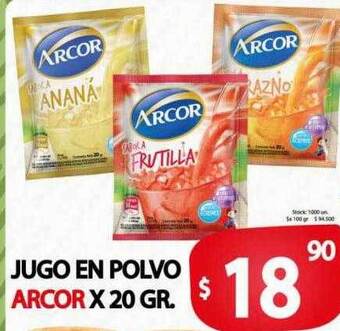 Supermercados Becerra Jugo En Polvo Arcor oferta