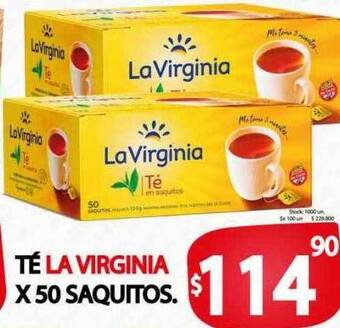 Supermercados Becerra Té La Virginia oferta