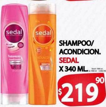 Supermercados Becerra Shampoo Acondicion. Sedal oferta