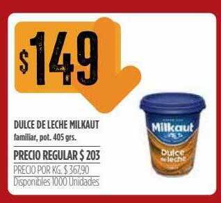 Supermercados Vea Dulce De Leche Milkaut Familiar oferta