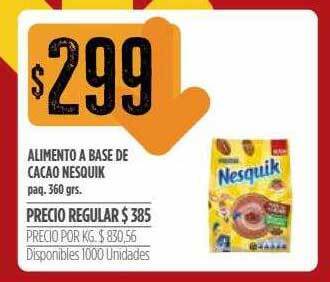 Supermercados Vea Alimento A Base De Cacao Nesquik oferta