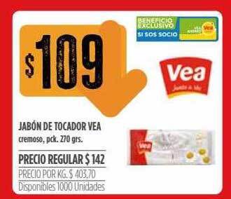 Supermercados Vea Jabón De Tocador Vea oferta