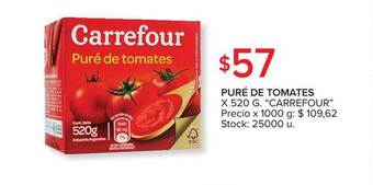 Carrefour Puré De Tomates oferta