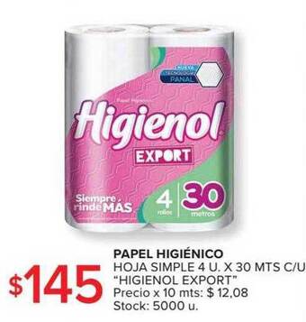 Carrefour Papel Higiénico Hoja Simple oferta