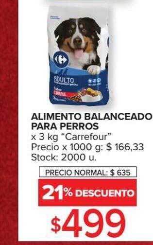 Carrefour Alimento Balanceado Para Perros oferta