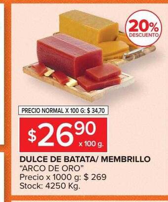 Carrefour Dulce De Batata- Membrillo oferta