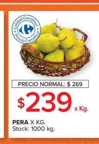 Carrefour Pera X Kg oferta