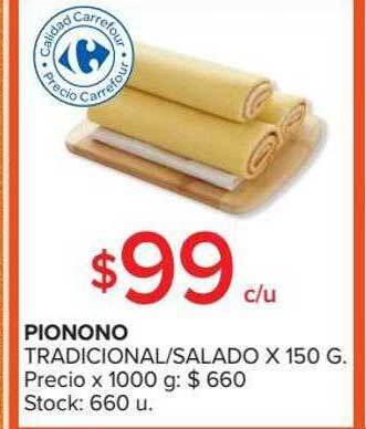 Carrefour Pionono Tradicional-salado oferta