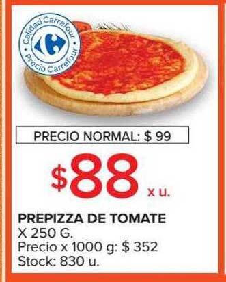 Carrefour Prepizza De Tomate oferta