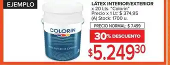 Carrefour Látex Interior-exterior oferta