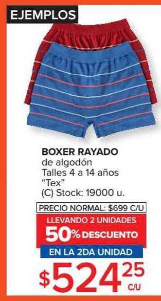 Carrefour Boxer Rayado oferta