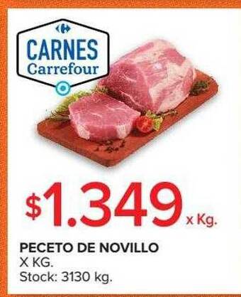 Carrefour Peceto De Novillo X Kg oferta