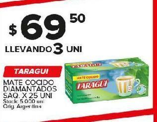 Carrefour Maxi Mate cocido taraguí oferta