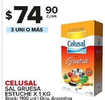 Carrefour Maxi Sal gruesa celusal oferta