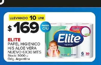 Carrefour Maxi Papel higiénico elite oferta