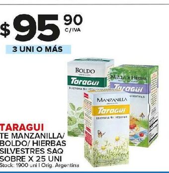 Carrefour Maxi Té manzanilla taraguí oferta