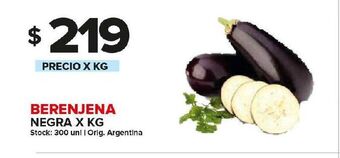 Carrefour Maxi Berenjena negra x kg oferta