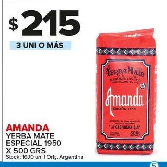 Carrefour Maxi Yerba mate amanda oferta
