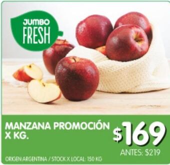 Jumbo Manzana promoción kg oferta