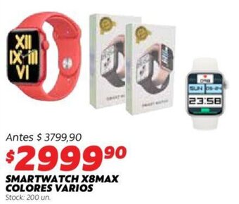 Ferniplast Smartwatch x8Max Colores Varios oferta