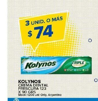 Carrefour Maxi Crema dental kolynos oferta